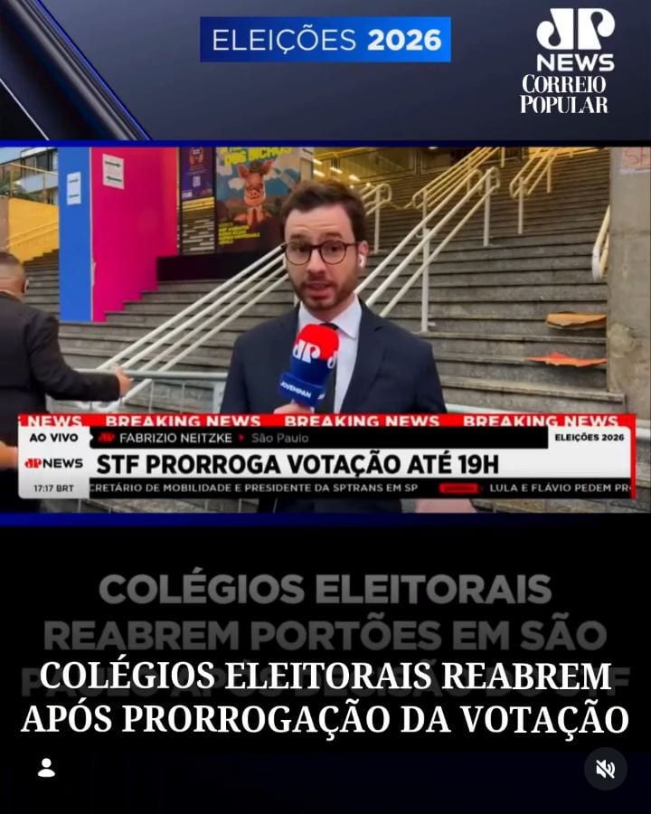 Colégios eleitorais em São Paulo começaram a retirar as grades de fechamento e a liberar novamente o acesso aos eleitore