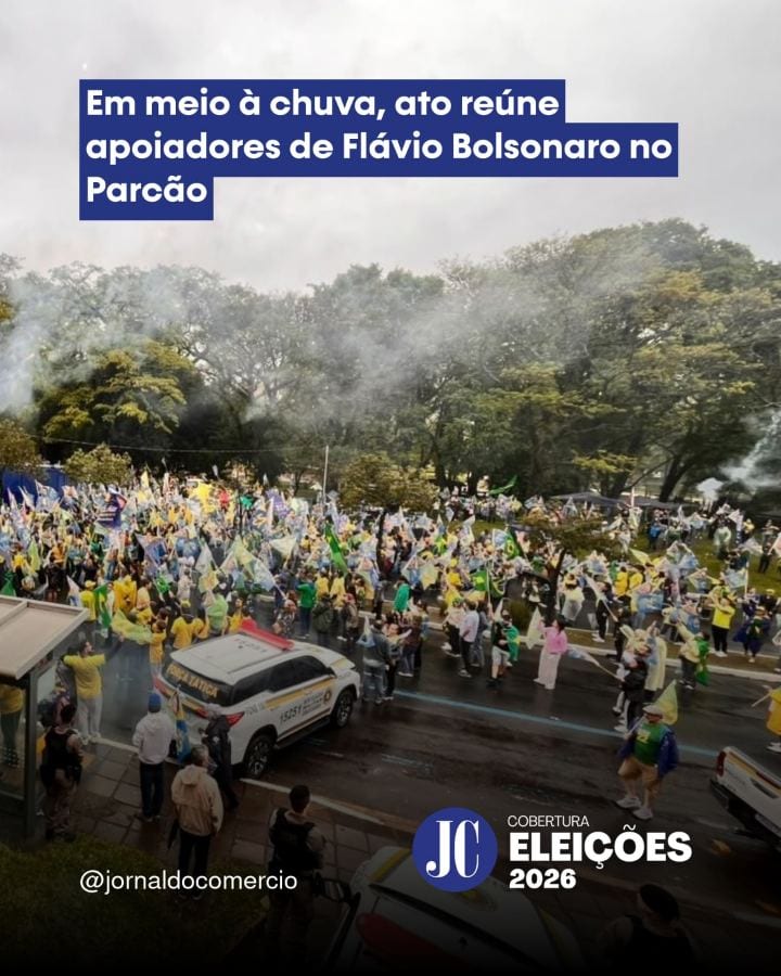 A chuva intensa que atingiu Porto Alegre na tarde deste sábado (24) comprometeu a mobilização de apoiadores do candidato