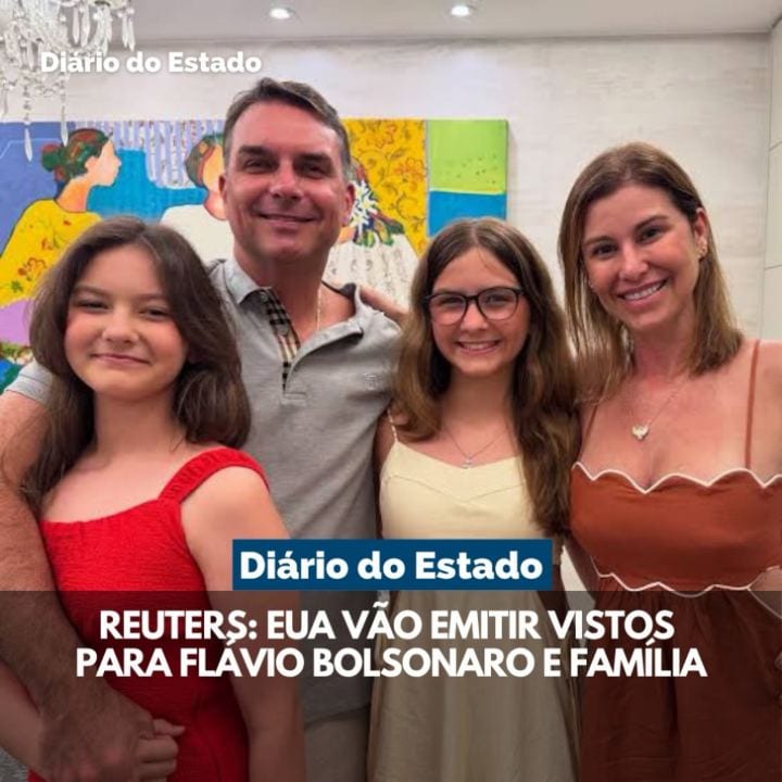 O Departamento de Estado dos Estados Unidos confirmou à CNN Brasil que emitirá vistos para Flávio Bolsonaro (PL) e seus