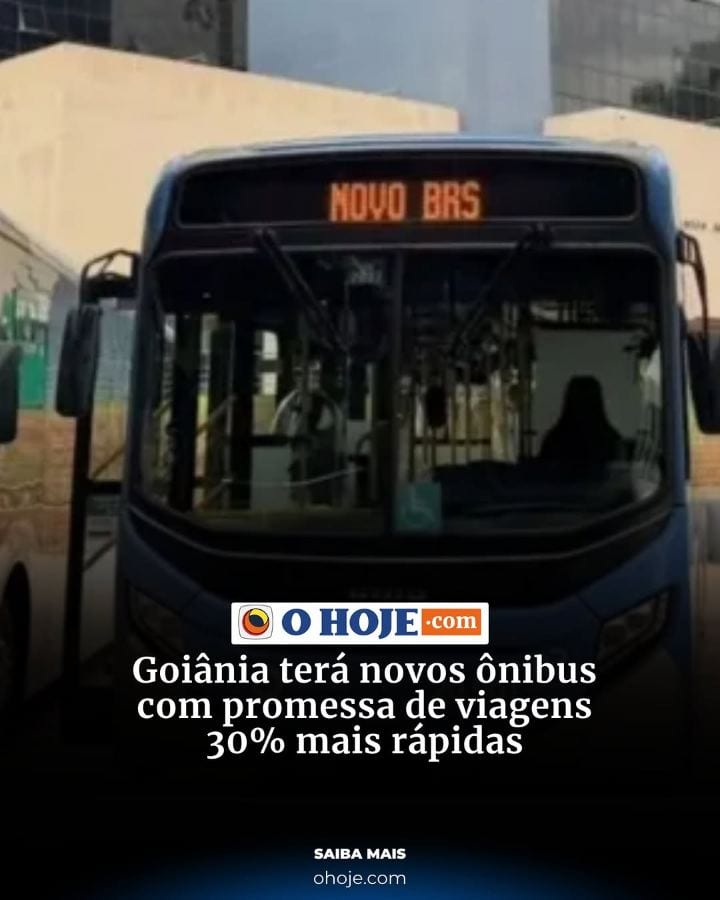 Goiânia vai receber um novo modelo de transporte coletivo a partir de janeiro de 2027.