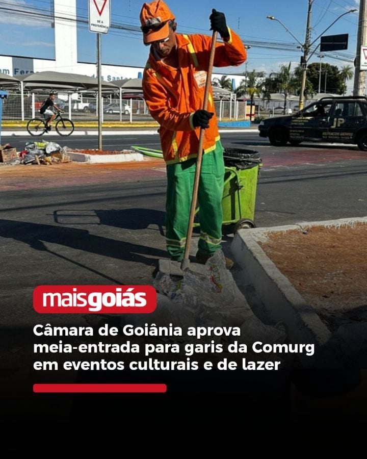 A Câmara de Goiânia aprovou em segunda e definitiva votação um projeto que garante aos garis da Companhia de Urbanização