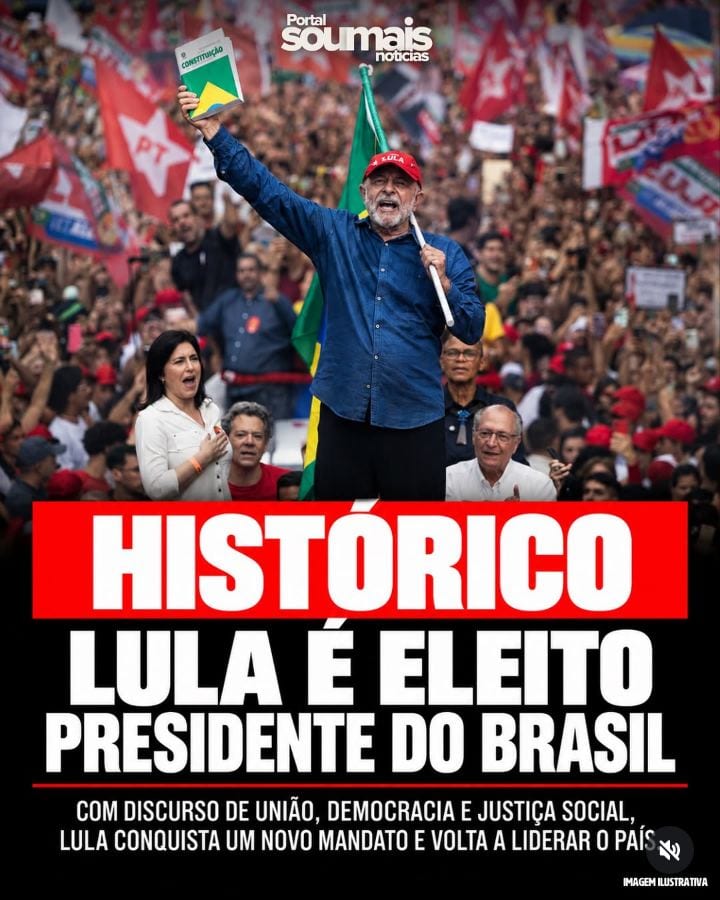 HISTÓRICO! LULA É REELEITO PRESIDENTE DO BRASIL