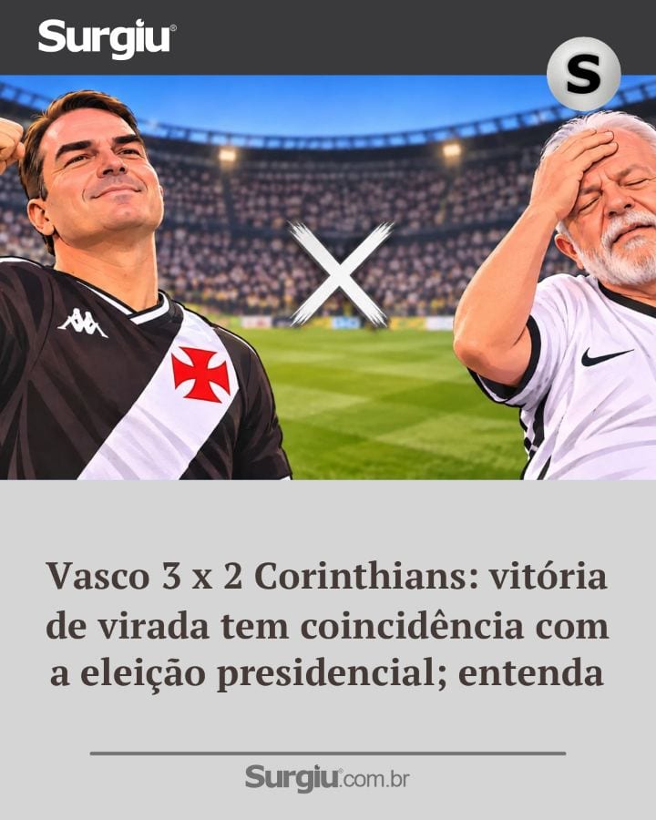 Na véspera do segundo turno das eleições, marcado para este domingo (25), o futebol deu motivo para brincadeiras nas red