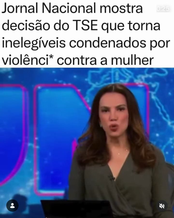 | ● ‼ Siga @tocantinopolis_mais | O Jornal Nacional destacou a decisão histórica do Tribunal Superior Eleitoral (TSE), q