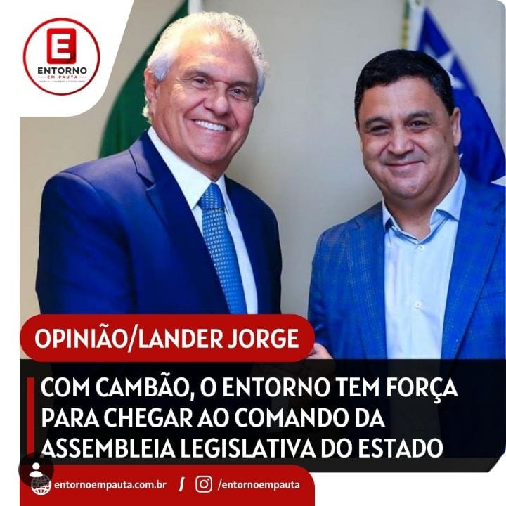 Entorno pode emplacar Wilde Cambão na presidência da Assembleia de Goiás