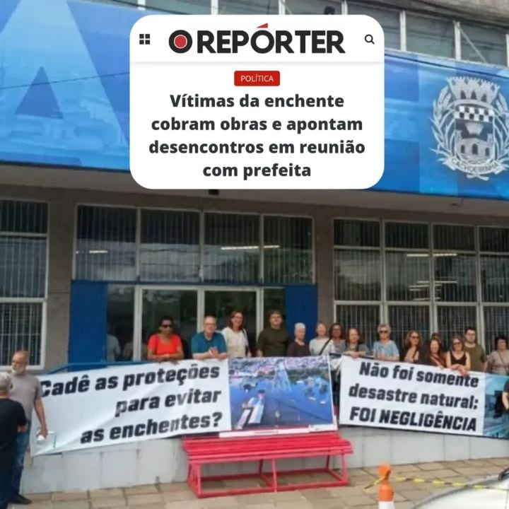 Vítimas da enchente cobram obras e apontam desencontros em reunião com prefeita.