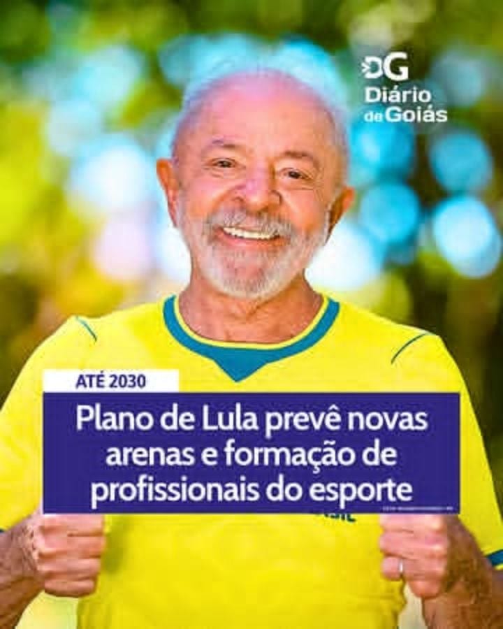 Reeleito presidente do Brasil, Luiz Inácio Lula da Silva (PT) propõe ampliar investimentos no esporte durante o mandato