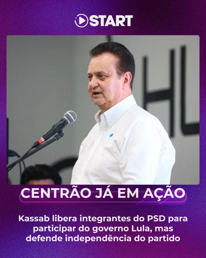 O presidente nacional do PSD, Gilberto Kassab, afirmou nesta terça-feira (27) que integrantes do partido poderão ocupar