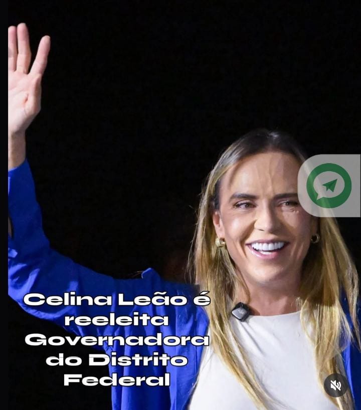 Brasília — Numa eleição histórica que reconfigura o panorama político da capital federal, Celina Leão (PP) foi reeleita