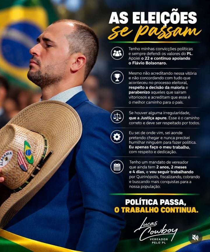 AS ELEIÇÕES PASSAM, MAS OS PRINCÍPIOS PERMANECEM