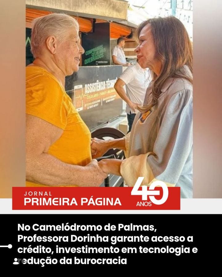 A candidata ao Governo do Tocantins, Professora Dorinha (União Brasil), visitou nesta sexta-feira (23) o Centro de Comér
