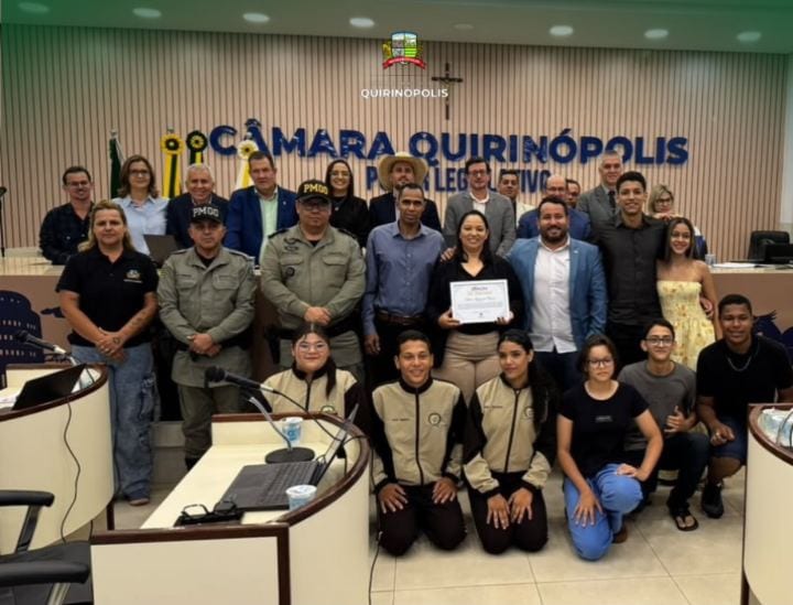 A Câmara Municipal de Quirinópolis, por meio do vereador Nubyano Esportes, apresenta Moção de Aplausos à técnica de judô