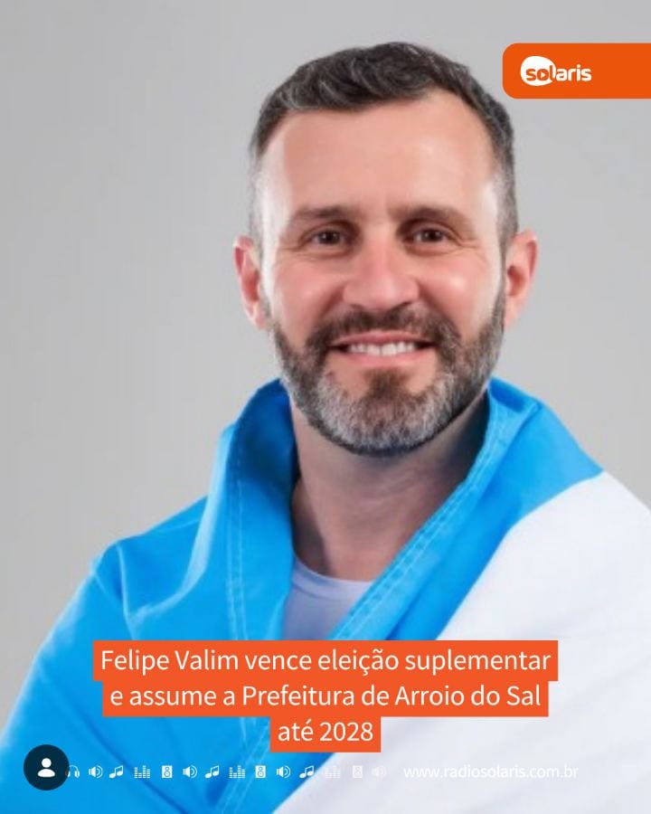 A eleição suplementar realizada neste domingo (25) definiu o novo prefeito de Arroio do Sal, no Litoral Norte gaúcho.