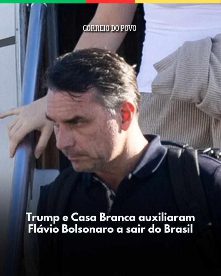 Flávio Bolsonaro, ex-candidato à presidência do Brasil, está na Flórida com visto temporário concedido por ordem do pres