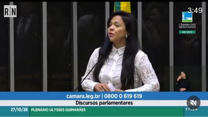 Deputada federal Priscila Costa defende Flávio Bolsonaro e critica atuação do STF na Câmara dos Estados