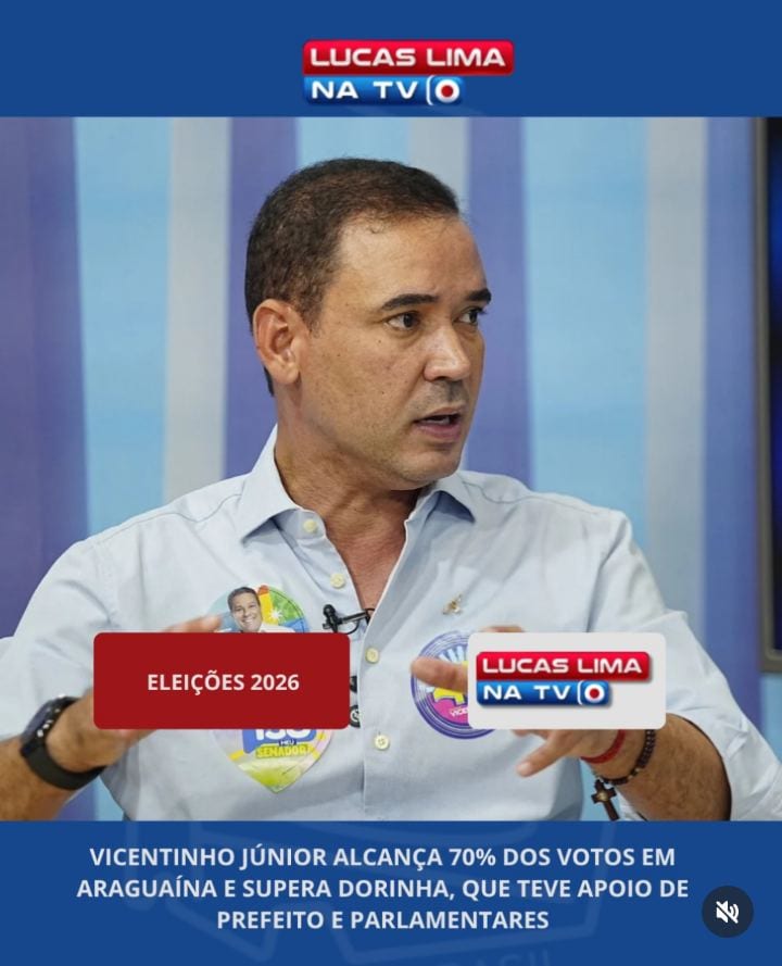 O segundo turno das eleições mostrou uma ampla vantagem de Vicentinho Júnior (PSDB) em Araguaína, segunda maior cidade d