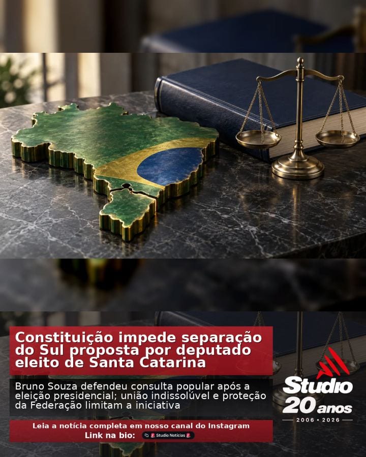 #SantaCatarina | Constituição impede separação do Sul proposta por deputado eleito de Santa Catarina |