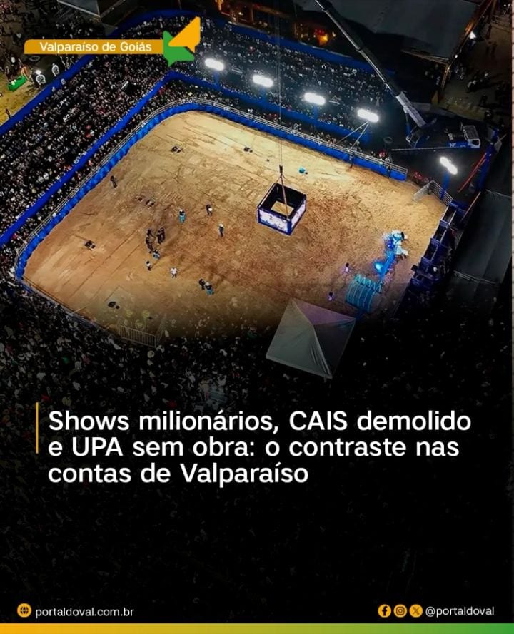 Prefeitura busca empréstimo de R$ 16 milhões para construir unidade de saúde, enquanto Cultura gasta milhões com shows.