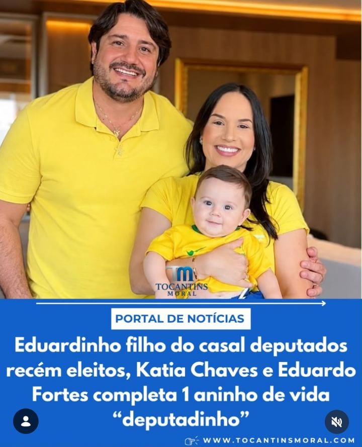 Deputadinho apelido carinhoso que simpatizantes do casal de deputados estão chamando Eduardinho, filho do casal de deput