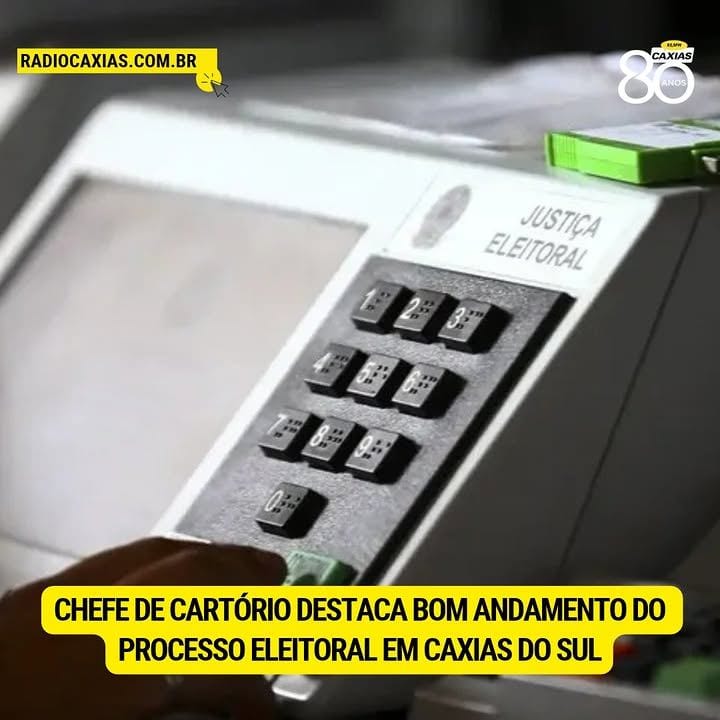 Horas depois do fim do segundo turno das Eleições Gerais de 2026, o chefe de Cartório da 169ª Zona Eleitoral de Caxias d