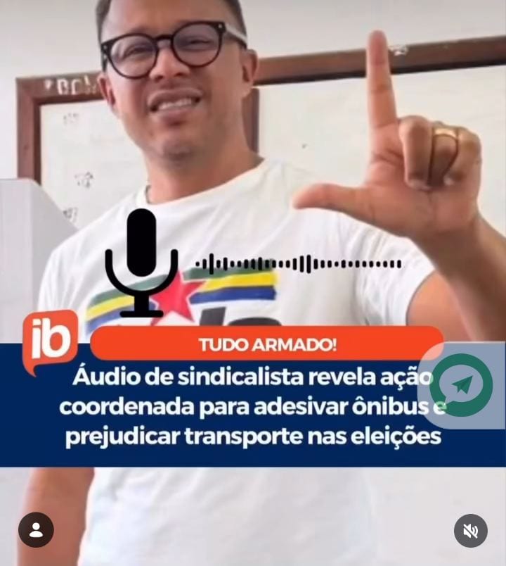 ÁUDIO VAZADO LEVANTA QUESTIONAMENTOS SOBRE ADESIVAÇÃO DE ÔNIBUS EM SALVADOR DURANTE O 2º TURNO DAS ELEIÇÕES