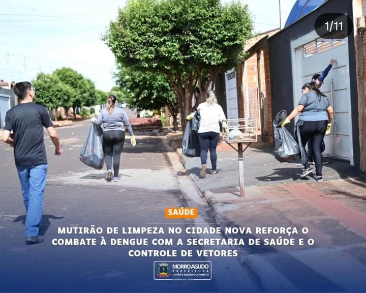 A Prefeitura de Morro Agudo, por meio da Secretaria Municipal de Saúde e da equipe de Controle de Vetores, realizou na m