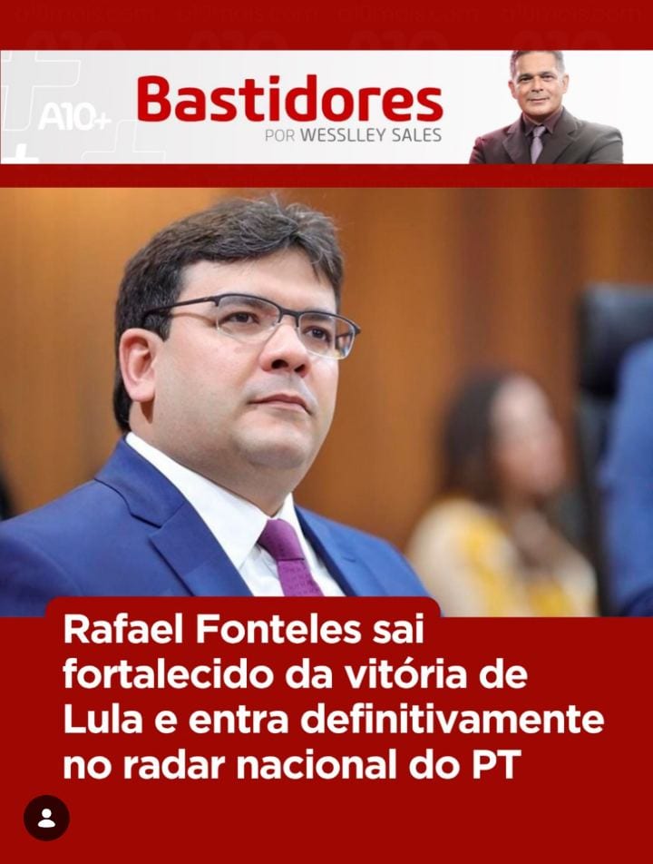 Via @wesslleysales - A vitória de Lula (PT) sobre Flávio Bolsonaro (PL) também abre espaço para avaliar o peso político