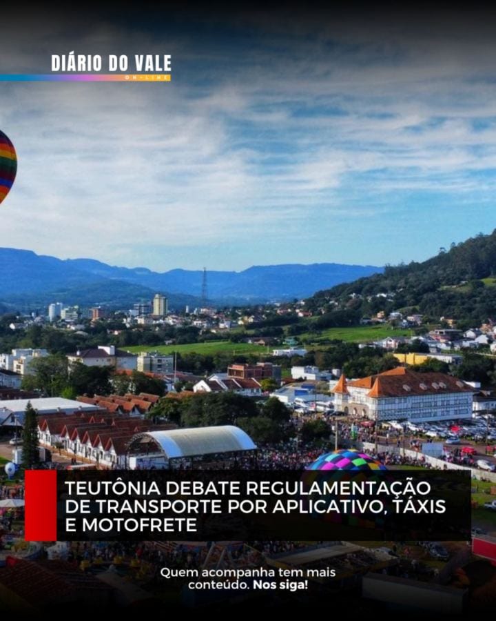 Teutônia terá audiência sobre novas regras para transporte por aplicativo em 26/10