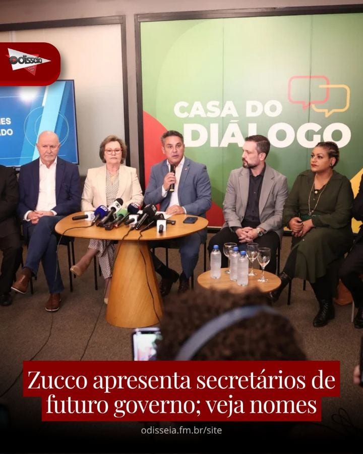 O governador eleito do Rio Grande do Sul, Luciano Zucco (PL), apresentou, em coletiva de imprensa na tarde desta terça-f