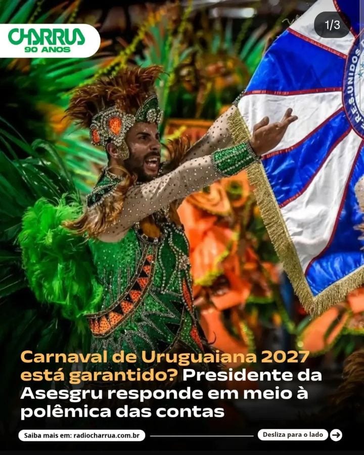 A polêmica envolvendo a prestação de contas do Carnaval Fora de Época de Uruguaiana 2026 ganhou novos desdobramentos.