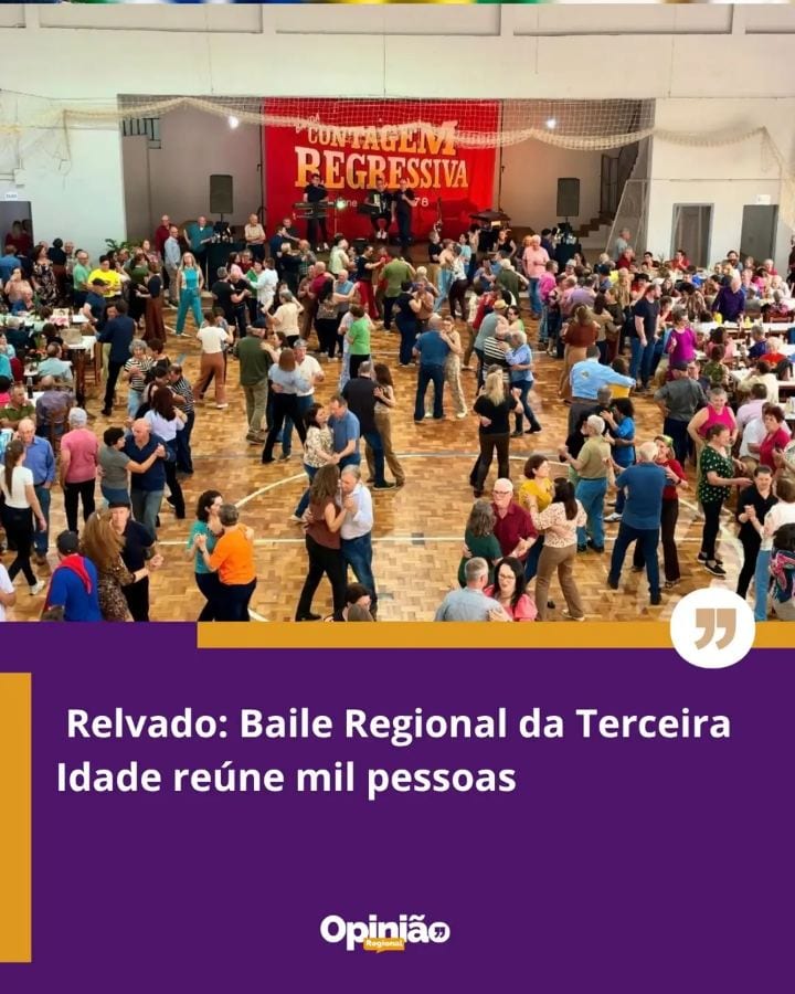 *Relvado reúne cerca de mil pessoas no Baile Regional da Terceira Idade*