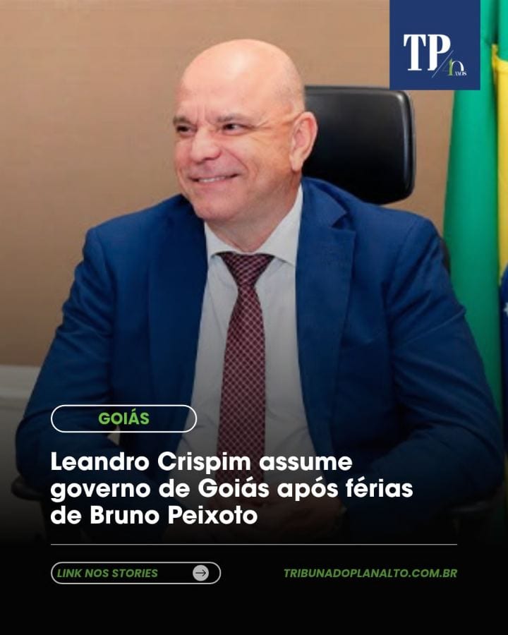 O presidente do TJGO, desembargador Leandro Crispim, assumirá interinamente o Governo de Goiás na próxima terça-feira (3