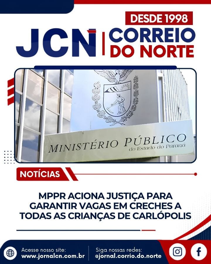 MPPR processa Carlópolis por falta de vagas na educação infantil