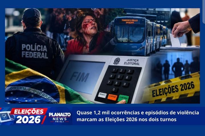 Quase 1,2 mil ocorrências marcam as Eleições 2026