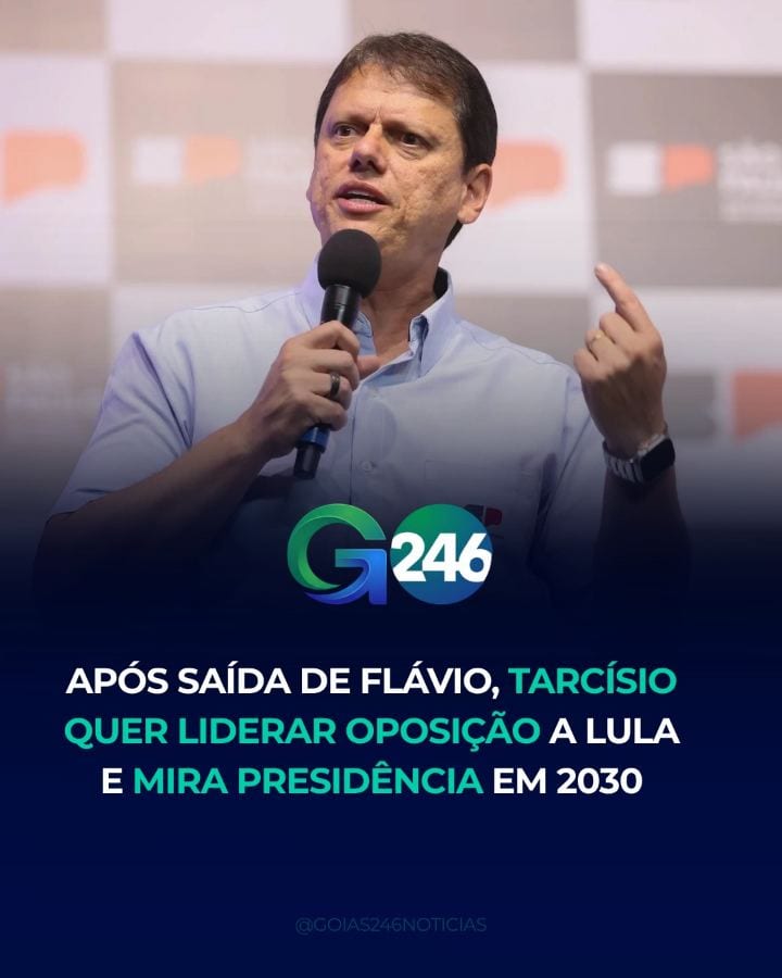 O governador de São Paulo, Tarcísio de Freitas (Republicanos), sinalizou a aliados que pretende assumir um papel de lide
