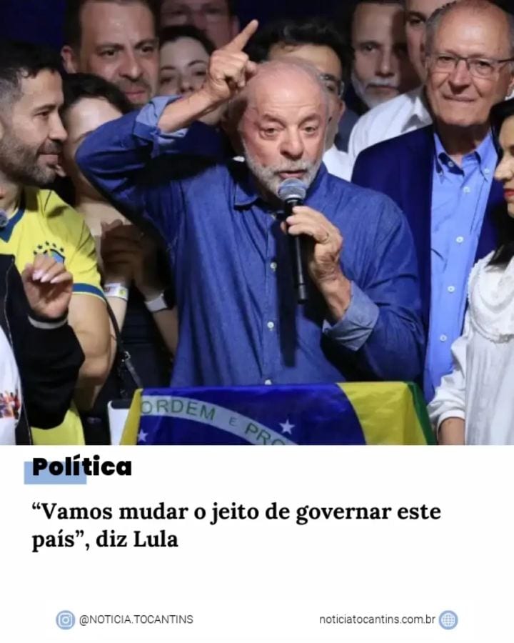 No primeiro discurso após a reeleição, o presidente Luiz Inácio Lula da Silva afirmou que mudará o jeito de governar o B