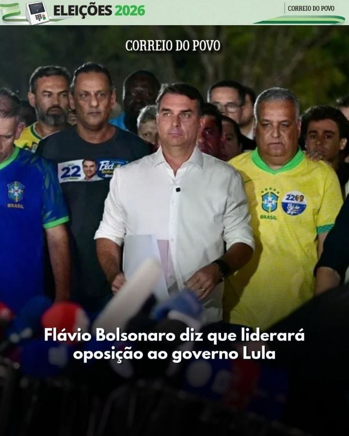 O senador Flávio Bolsonaro (PL) afirmou nesta segunda-feira, 26, que liderará a oposição ao governo de Luiz Inácio Lula