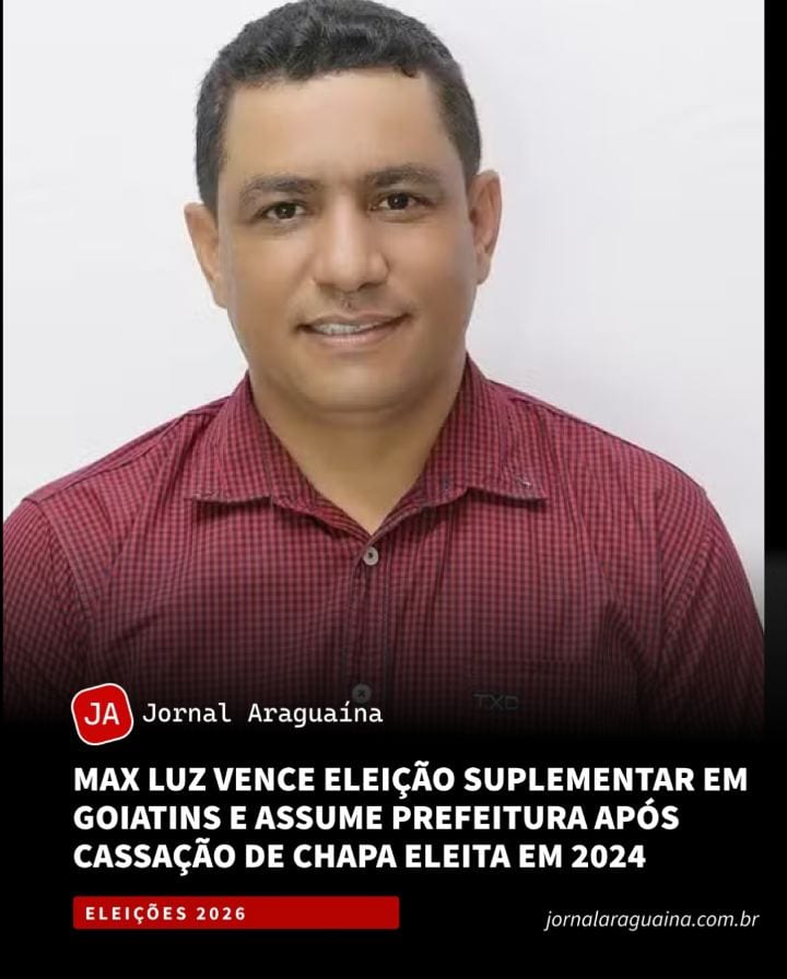 Goiatins tem novo prefeito!