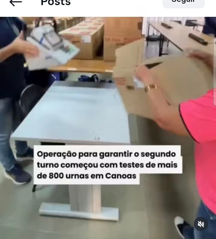 Urnas de Canoas e Nova Santa Rita são testadas para o 2º turno; votação é domingo (25)