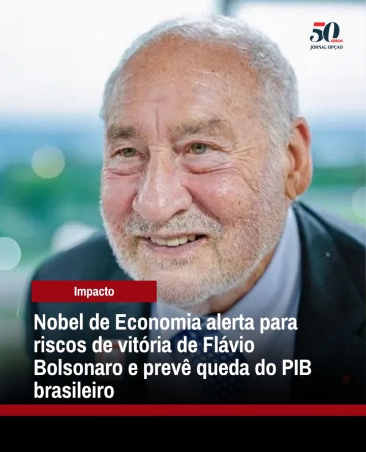 O economista Joseph Stiglitz, vencedor do Prêmio Nobel de Economia de 2001, considera que uma eventual vitória de Flávio