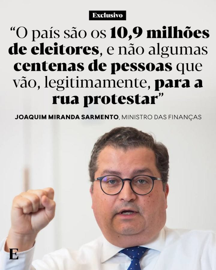 O ministro das Finanças, Joaquim Miranda Sarmento, respondeu no Parlamento às críticas sobre a habitação e aos protestos