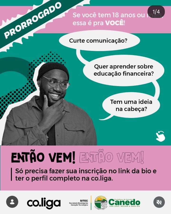 INSCRIÇÕES PRORROGADAS!