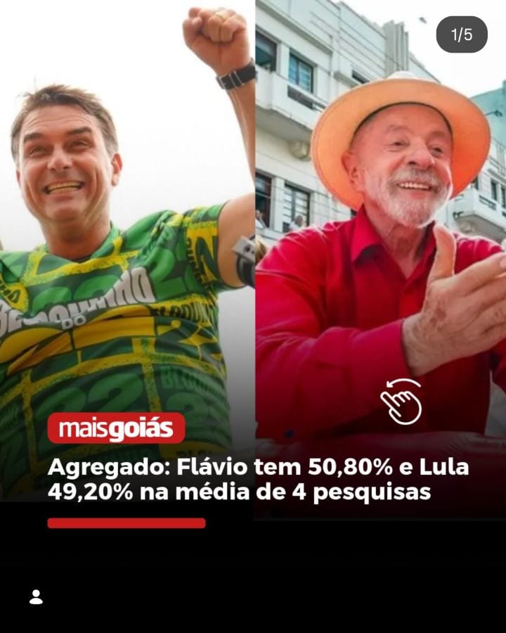 O Mais Goiás fez a média das quatro principais pesquisas ao Planalto divulgadas neste sábado (24), véspera do segundo tu