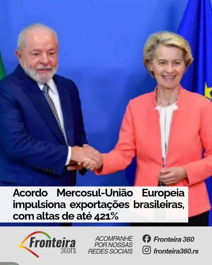 ACORDO HISTÓRICO | O acordo comercial entre o Mercosul e a União Europeia já começa a gerar resultados para a economia b