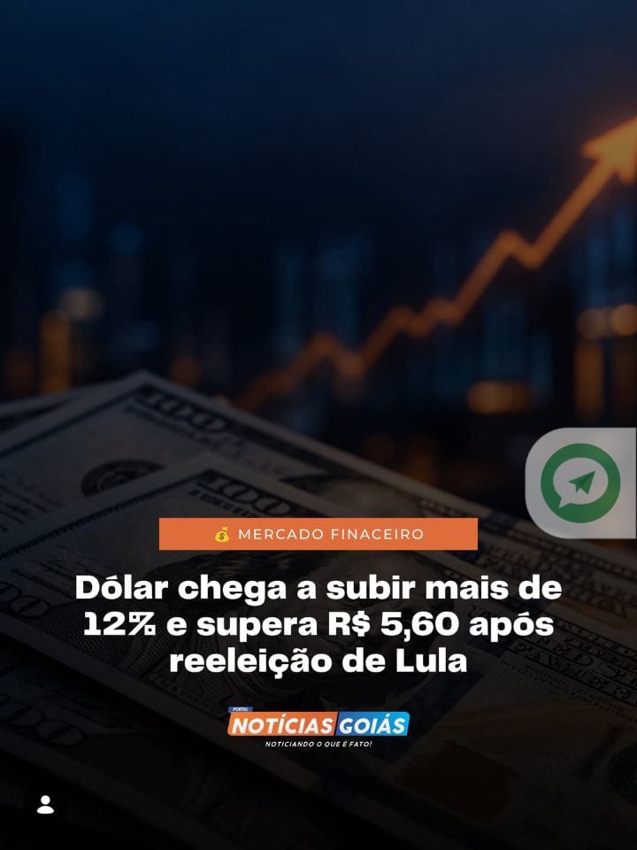 O dólar comercial chegou a superar R$ 5,60 na manhã desta segunda-feira (26/10), primeiro pregão após a reeleição de Lui