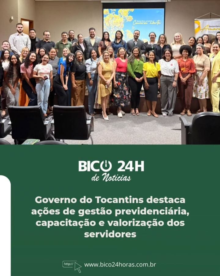 IGEPREV-TO / Após o período de restrições às publicações em razão do calendário eleitoral, o Governo do Tocantins, por m