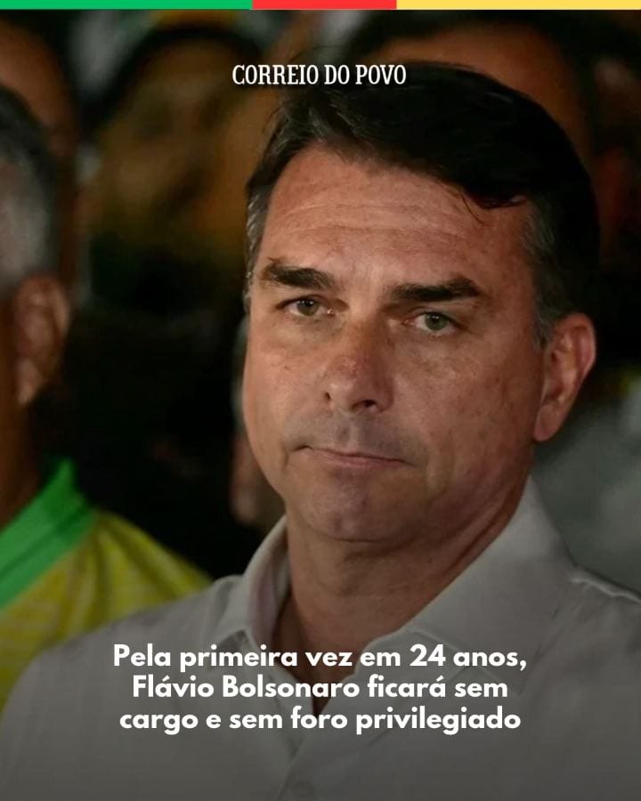 Pela primeira vez em 24 anos, Flávio Bolsonaro, senador pelo PL e candidato derrotado à Presidência da República, não te