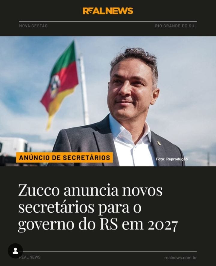 Quem vai compor o governo de Luciano Zucco em 2027?