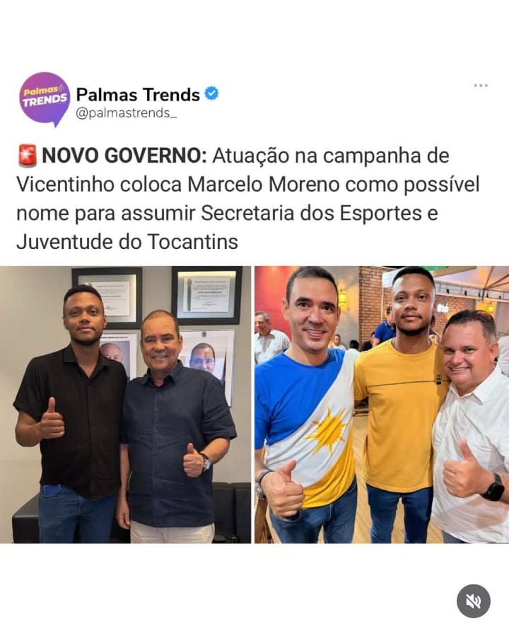 O nome de Marcelo Moreno circula nos bastidores como uma possibilidade para assumir a Secretaria dos Esportes e Juventud