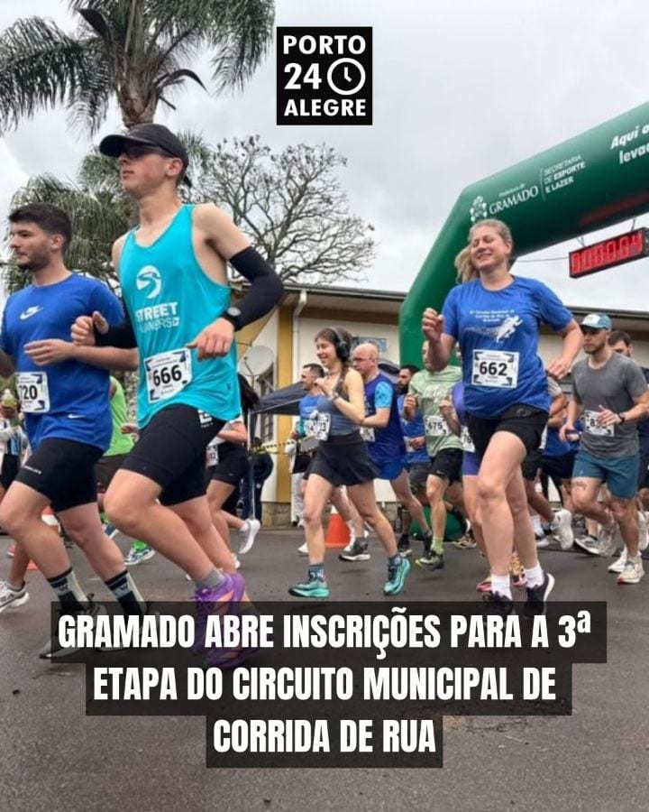 A Prefeitura de Gramado, por meio da Secretaria de Esporte e Lazer, está com inscrições abertas para a 3ª e última etapa